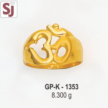 Om Gents Ring Plain GP-K-1353