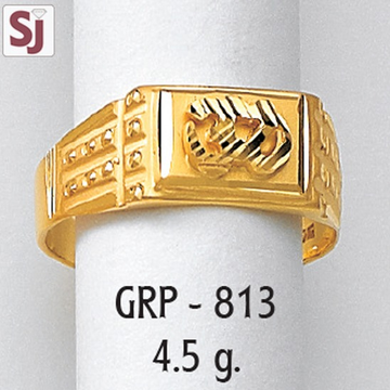 Om Gents Ring Plain GRP-813