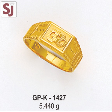 Om Gents Ring Plain GP-K-1427