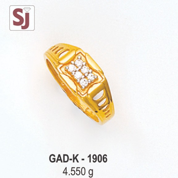 Gents Ring Diamond GAD-K-1906