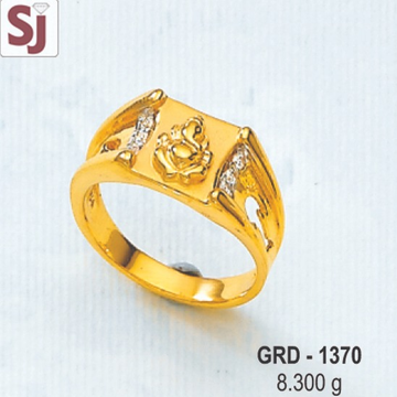 Ganpati gents ring diamond gRD-1370