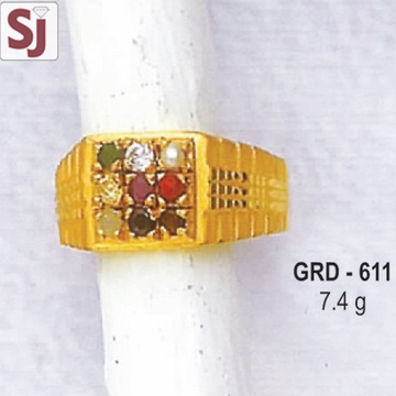 Navagraha gents ring diamond grd-611
