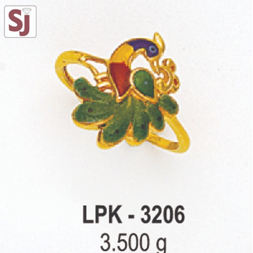 Peacock Ladies ring Plain LPK-3206