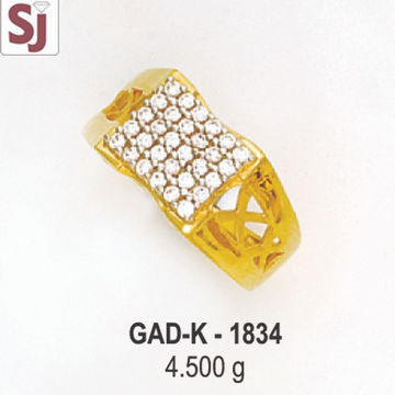 gents ring diamond GAD-K-1834