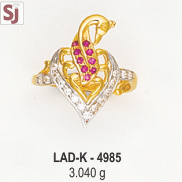 Peacock Ladies Ring Diamond LAD-K-4985