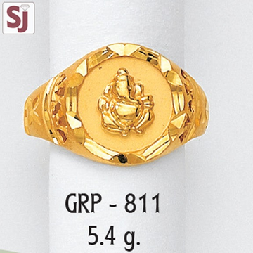 Ganpati Gents Ring Plain GRP-811