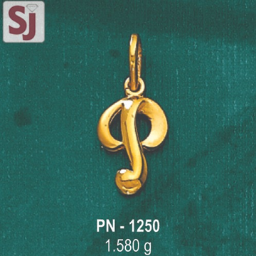 Letter Pendant PN-1250