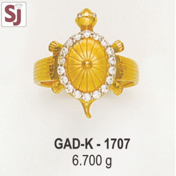 Tortoise Gents Ring Diamond GAD-K-1707