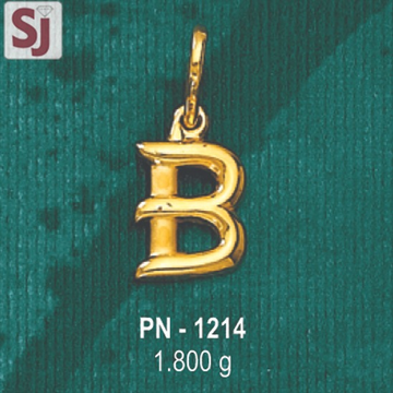 Alphabet Pendant PN-1214