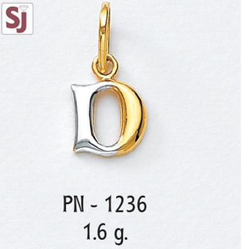 Alphabet Pendant PN-1236