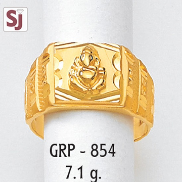 Ganpati Gents Ring Plain  GRP-854