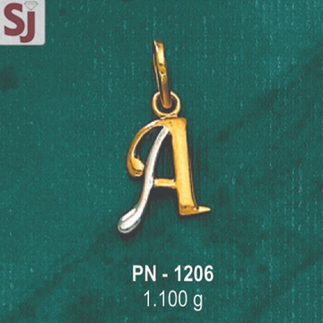 Alphabet Pendant PN-1206