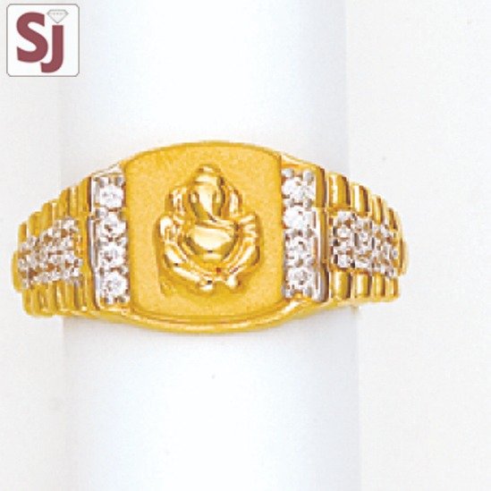 Ganpati Gents Ring Diamond GAD-K-1781