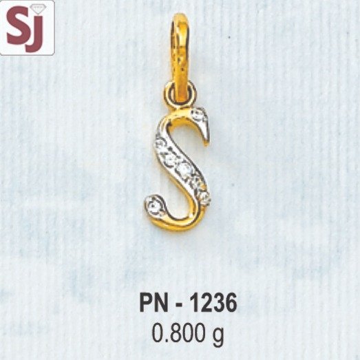 Alphabet Pendant PN-1236