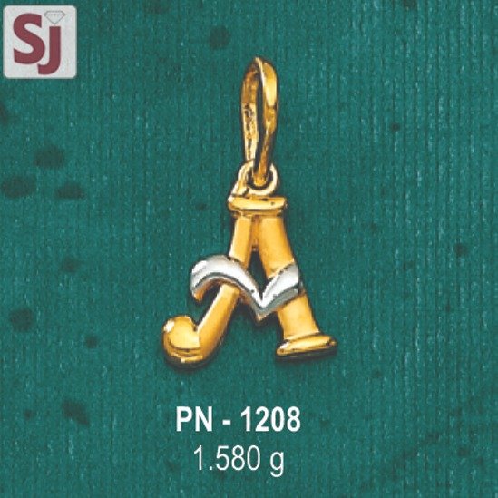 Alphabet pendant pn-1208