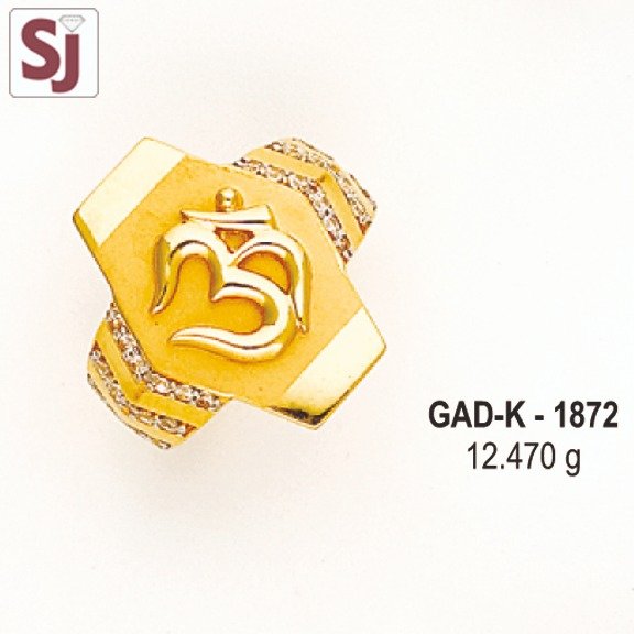 Om Gents Ring Diamond GAD-K-1872