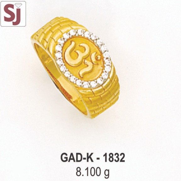 om Gents ring diamond GAD-K-1832