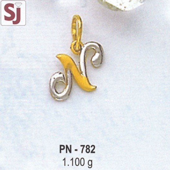 Alphabet Pendant PN-782