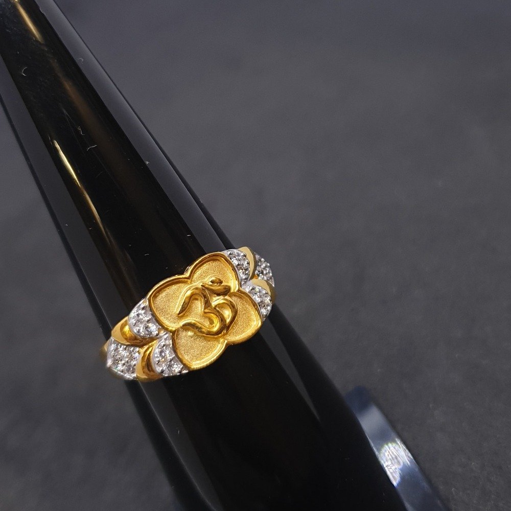 Om gents ring diamond grg-0053