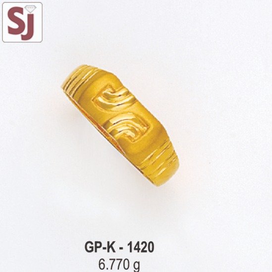 Gents ring plain gp-k-1420