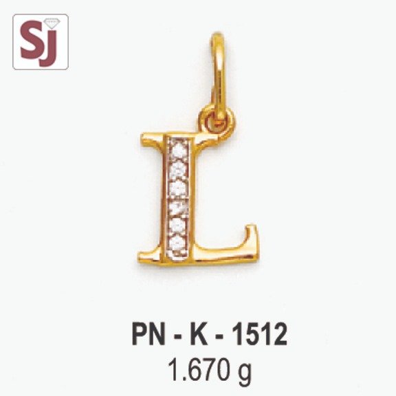 Alphabet Pendant PN-K-1512