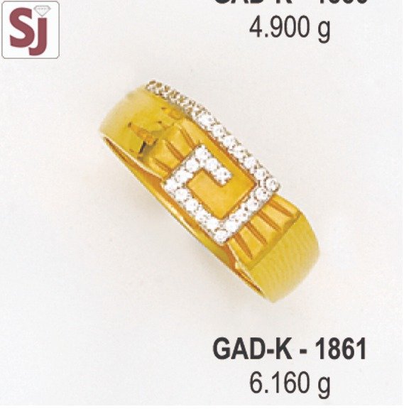 gents ring diamnod GAD-K-1861