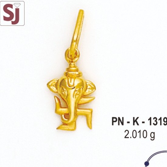 Swastik Ganpati Pendant PN-K-1319