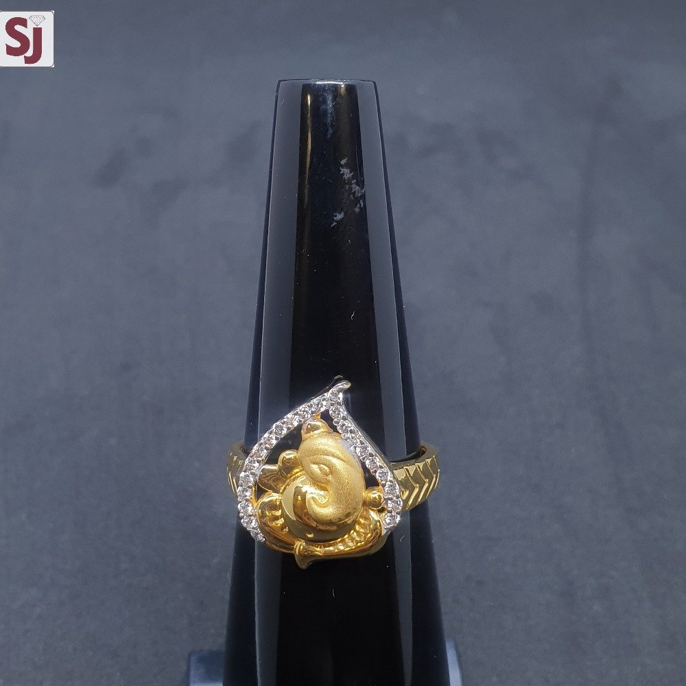 Ganpati Gents Ring Diamond GRG-0441