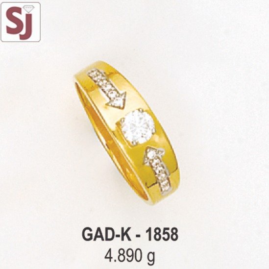 gents ring diamond GAD-K-1858