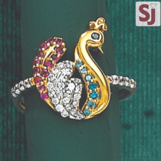 Peacock Ladies Ring Diamond LRD-4564