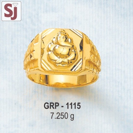 Ganpati Gents Ring Plain GRP-1115