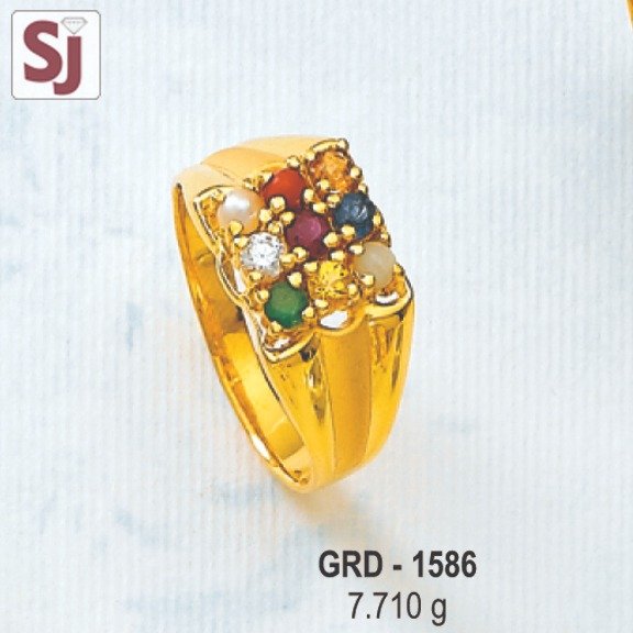 Navagraha Gents Ring Diamond GRD-1586