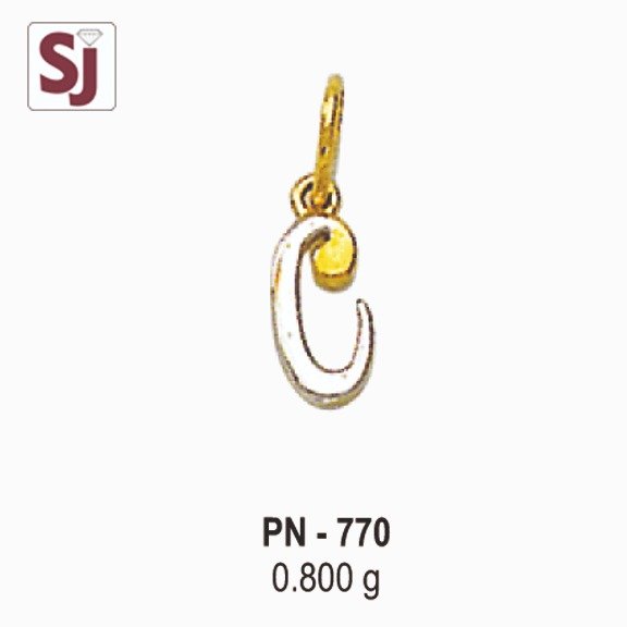 Alphabet Pendant PN-K-770