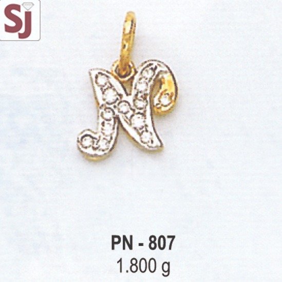 Alphabet Pendant PN-807