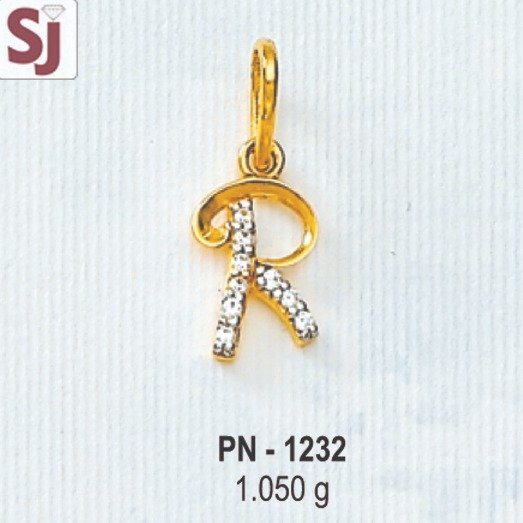 Alphabet Pendant PN-1232