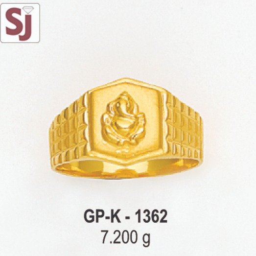 Ganpati Gents Ring Plain GP-K-1362