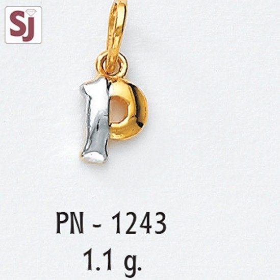 Alphabet Pendant PN-1243