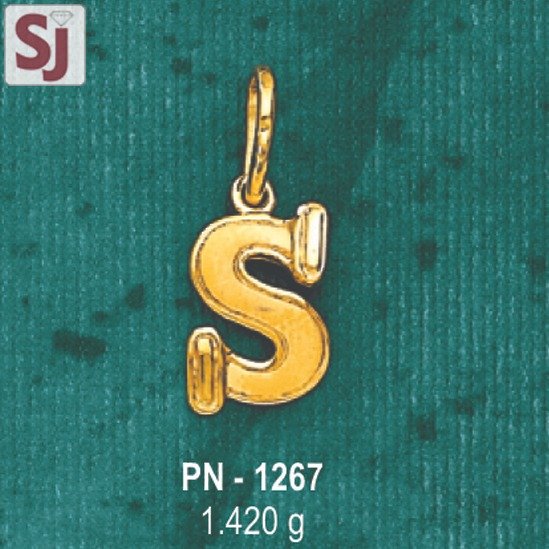 Letter Pendant PN-1267