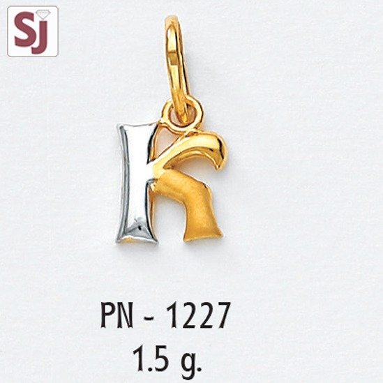 Alphabet Pendant PN-1227