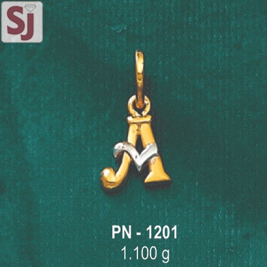 Alphabet Pendant PN-1201