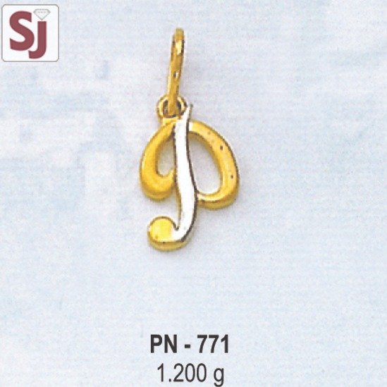 Alphabet Pendant PN-771