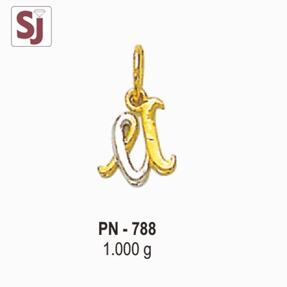 Alphabet Pendant PN-K-788