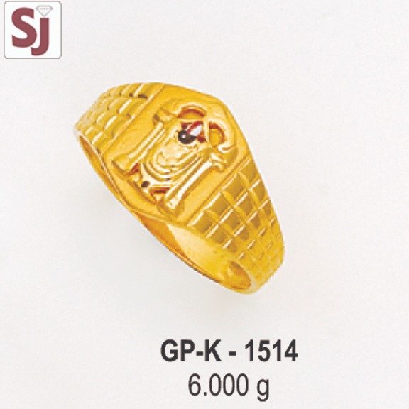 Tirupati Balaji Gents Ring Plain GP-K-1514
