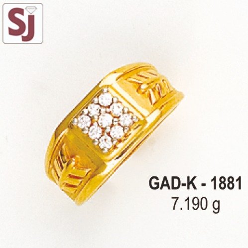 Gents Ring Diamond GAD-K-1881