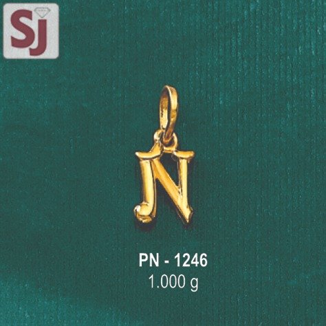 Letter Pendant PN-1246