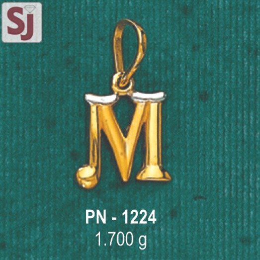 Alphabet Pendant PN-1224