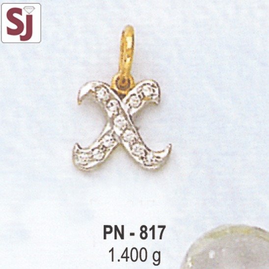 Alphabet Pendant PN-817