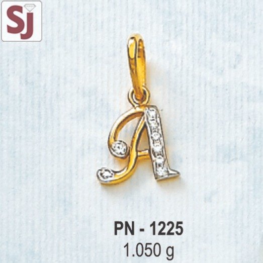 Alphabet Pendant PN-1225