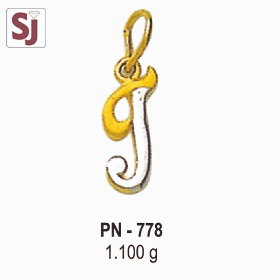 Alphabet Pendant PN-K-778