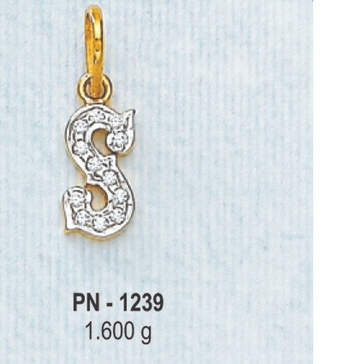 Alphabet Pendant PN-1239